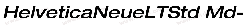HelveticaNeueLTStd Md字体转换